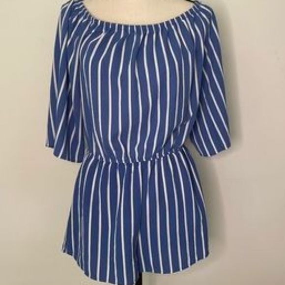Ambiance Pants - Nwt Ambiance Striped Shorts Romper